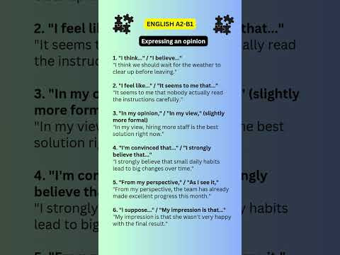 Как выразить мнение на английском? - Expressing your opinion in English #английский Как выразить мнение на английском? - Expressing your opinion in English #английский