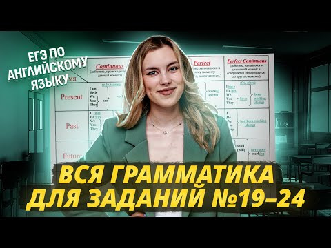 Вся грамматика для заданий №19-24 из ЕГЭ I ЕГЭ по Английскому языку в 10 классе I Умскул