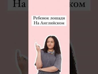 Жеребенок на Английском #английский #английскийязык #english #егэ
