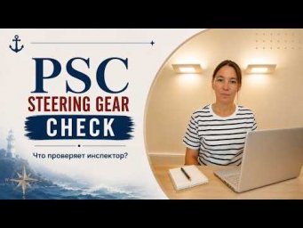 PSC Steering Gear Inspection.Что cпросит инспектор?