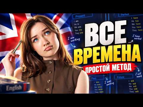 Все ВРЕМЕНА английского языка в ОДНОМ УРОКЕ + понятная ТАБЛИЦА I Настя Пластинина I Умскул