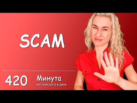 SCAM - популярная лексика в онлайн курсе "Минута английского в день"
