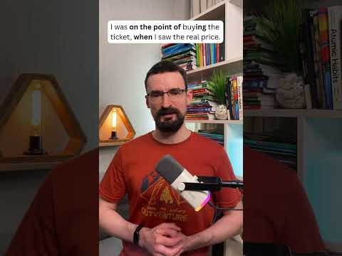АНГЛИЙСКАЯ ФРАЗА - On the point of - Я СОБИРАЛСЯ ЧТО-ТО СДЕЛАТЬ