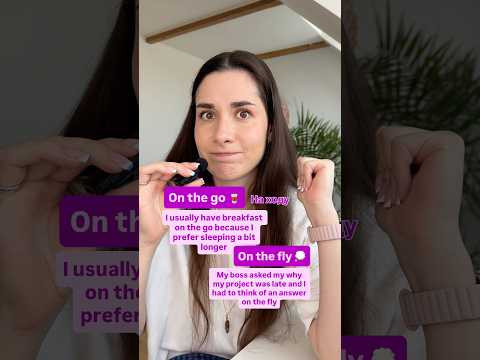Как сказать &laquo;На ходу&raquo; по-английски#урокианглийского #разговорныйанглийский #английскиеслова