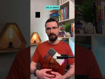 Do и Make: в чём разница? Смотри и запоминай #выучитьанглийскийязыксамостоятельно